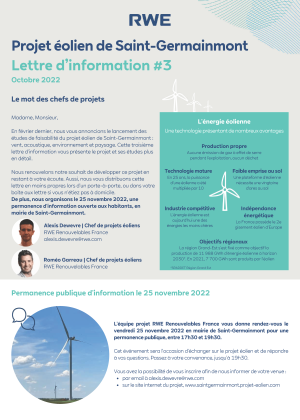 Lettre d'information n°3
